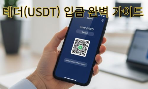 테더(USDT) 입금 완벽 가이드 - 스마트폰으로 보는 테더 QR코드
