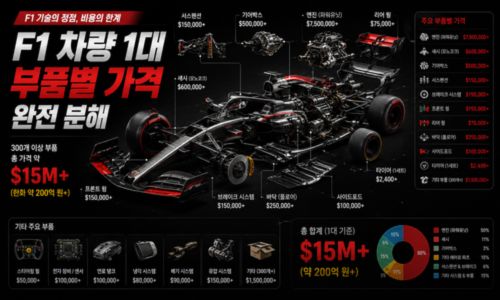 F1의 모든 비용 — 차량 가격 부품 사고 팀 예산 완전 분석