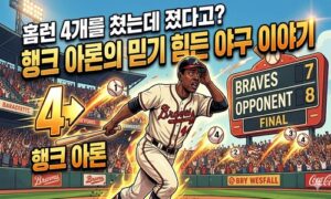 야구 홈런 4개를 쳤는데 졌다고? 행크 아론이 만든 믿기 힘든 야구 이야기<span class="rmp-archive-results-widget "><i class=" rmp-icon rmp-icon--ratings rmp-icon--star rmp-icon--full-highlight"></i><i class=" rmp-icon rmp-icon--ratings rmp-icon--star rmp-icon--full-highlight"></i><i class=" rmp-icon rmp-icon--ratings rmp-icon--star rmp-icon--full-highlight"></i><i class=" rmp-icon rmp-icon--ratings rmp-icon--star rmp-icon--full-highlight"></i><i class=" rmp-icon rmp-icon--ratings rmp-icon--star rmp-icon--half-highlight js-rmp-replace-half-star"></i> <span>4.6 (88)</span></span>