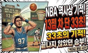 “경기 끝난 줄 알았는데…” 33초 동안 13점 폭발, 맥그레이디가 만든 NBA 역사상 가장 미친 역전극<span class="rmp-archive-results-widget "><i class=" rmp-icon rmp-icon--ratings rmp-icon--star rmp-icon--full-highlight"></i><i class=" rmp-icon rmp-icon--ratings rmp-icon--star rmp-icon--full-highlight"></i><i class=" rmp-icon rmp-icon--ratings rmp-icon--star rmp-icon--full-highlight"></i><i class=" rmp-icon rmp-icon--ratings rmp-icon--star rmp-icon--full-highlight"></i><i class=" rmp-icon rmp-icon--ratings rmp-icon--star rmp-icon--half-highlight js-rmp-replace-half-star"></i> <span>4.5 (78)</span></span>