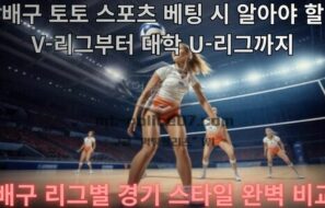 배구 토토 스포츠 베팅 시 알아야 할 V-리그부터 대학 U-리그까지, 배구 리그별 경기 스타일 완벽 비교